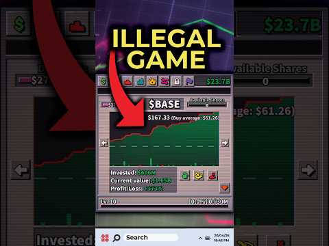This game teaches INSIDER TRADING #gamedev