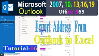 How To Contacts Export From Outlook To Excel | 2023 |