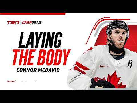 Rishaug on McDavid: 'That's as big a hit as I've seen him throw in a long, long time'