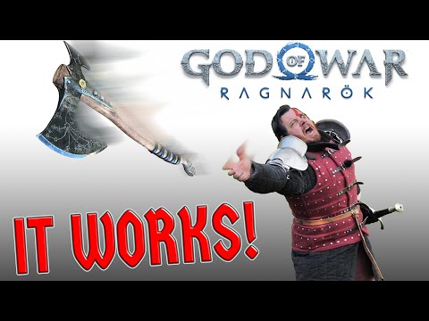 God of War LEVIATHAN AXE a good thrown weapon? LET'S FIND OUT!
