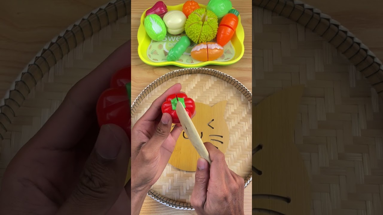 Cutting Fruits - Vegetables ASMR Satisfying Toys #shorts #asmr #shortfeed #asmrshortfeed #ytshorts