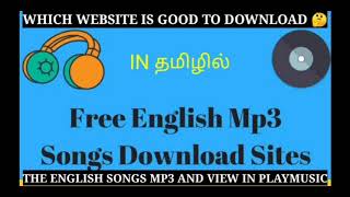 How to download the English song mp3 in tamil |free English mp3 songs download sites | mp3 song