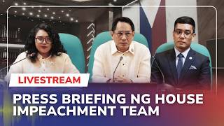 LIVE: House impeachment team spokespersons hold press briefing ahead of VP Sara trial (06 July 2026)