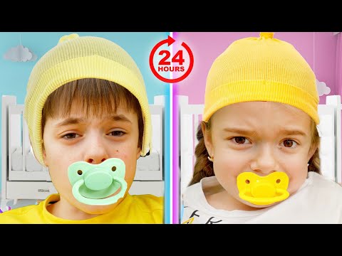 Anabella and Bogdan play Baby Challenge