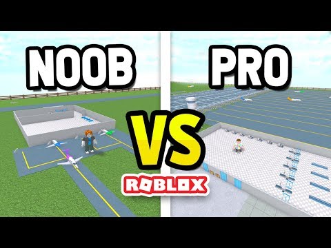 ROBLOX NOOB vs PRO in ITTY BITTY AIRPORT