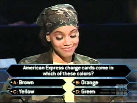 Lisa "Left Eye" Lopes on Who Wants to be a Millionaire Top of the Charts edition (music edition)