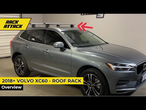 Volvo XC60 with Thule EVO Flush WingBar EVO Roof Rack Crossbars