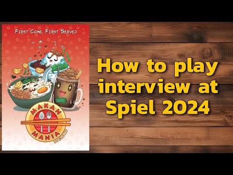 How-to-play interview at Spiel 2024