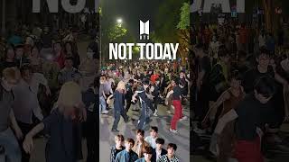 [KPOP IN PUBLIC] BTS (방탄소년단) - Not Today | Random play dance #shorts