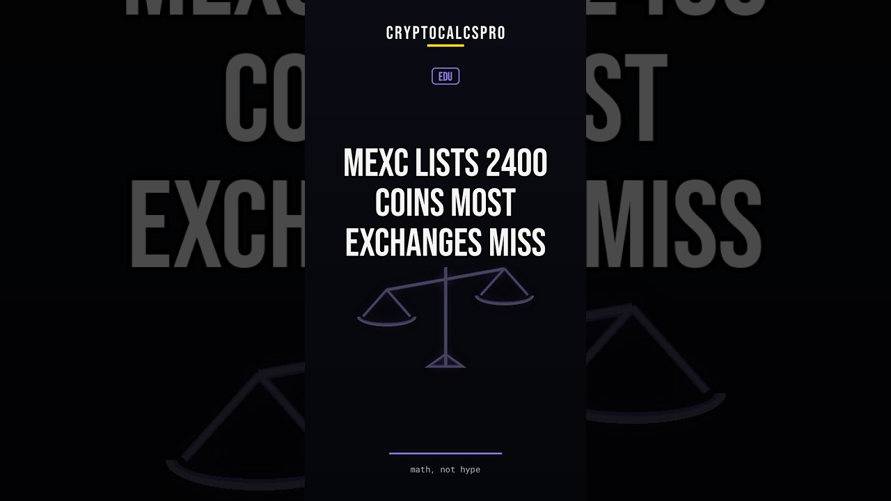 MEXC Lists 2400 Coins Most Exchanges Miss