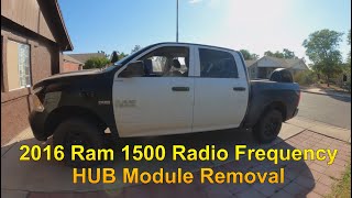2016 Ram 1500 Radio Frequency HUB Module Removal