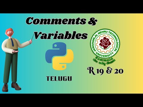 Comment Statements In Python Python Comments Variables Variables In Python In Telugu