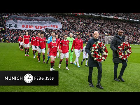 Old Trafford Remembers The Munich Air Disaster, 65 Years On