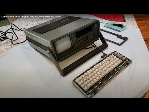 Commodore SX-64 Project - JiffyDOS, Ultra Reset and more!