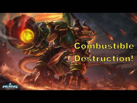 DESTROYING with COMBUSTIBLE! | Paladins Drogoz Gameplay