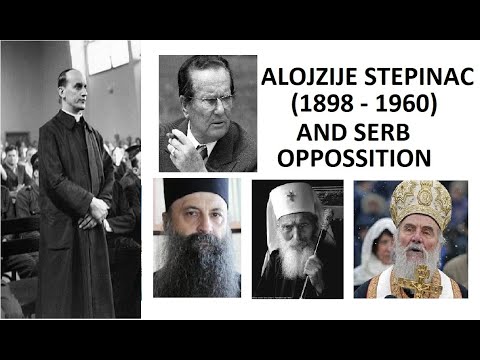 ALOJZIJE STEPINAC (1898-1960) and Serbian Orthodox Church - World War II - pope Pius XII - Vatican