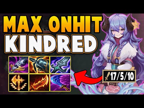 This Max Onhit Kindred Build Nukes Hp Bars! Rageblade Kindred Damage Is Unfair! - League Of Legends