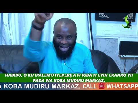 HABIBU, O KU IPALẸMỌ IYẸPẸRĘ A FI IGBA TI ẸYIN ẸRANKO YII PADA WA KOBA MUDIRU MARKAZ.