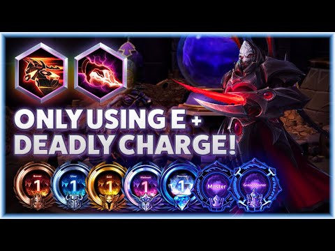 Alarak Deadly Charge - ONLY USING E + DEADLY CHARGE! - B2GM Season 4 2024