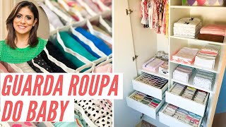COMO ORGANIZAR O GUARDA ROUPAS DO  BEBÊ | Organização de Guarda Roupas Parte 03