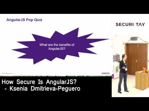 Securi-Tay 2017 - How secure is AngularJS?