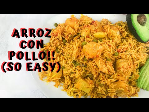 How  to make arroz con pollo recipe [SO EASY] | Chicken and rice recipe | Simply Maha