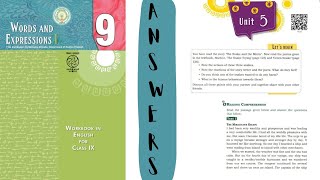 9th class English📚 ( workbook ) 5th Unit Answers💯😱