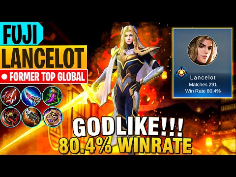 80.4% WINRATE!!! GODLIKE Lancelot [Former Top Global] By Fuji. | 👽 - Mobile Legends