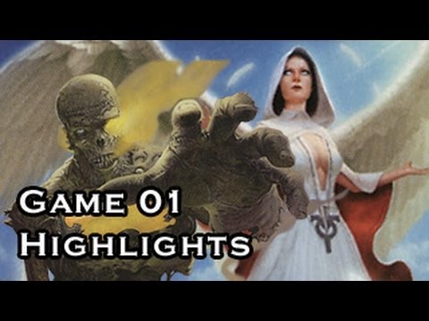"Magic the Gathering" Highlights Golgari Zombies Vs 4 Color Reanimator G1 (12-21-2012)