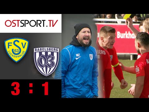 Kurioser Blitz-Freistoß bringt Babelsberg-Frust: Luckenwalde - Babelsberg 3:1 | Regionalliga Nordost