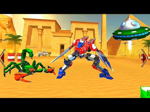 Mech War Robot Scorpion UFO Multiple Transform 2022 #3 - Android iOS Gameplay