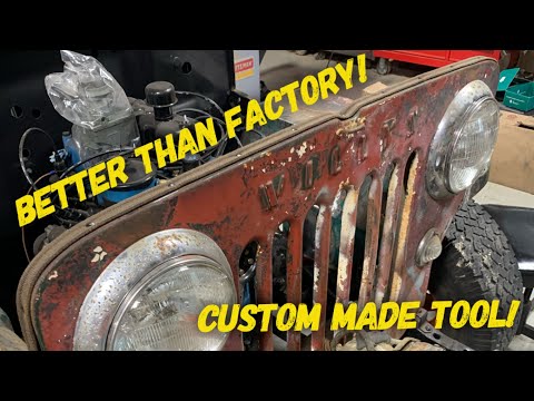 Willys Jeep Grill Welt Installation!