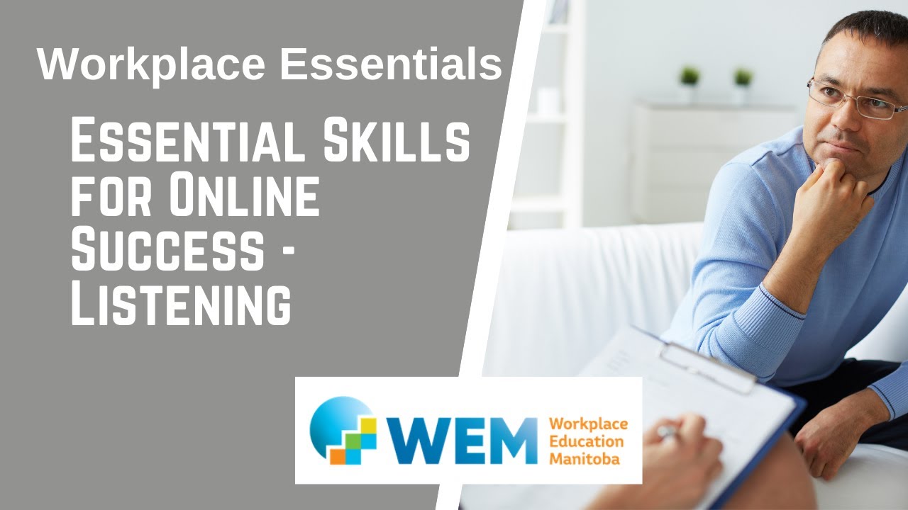 Essential Skills for Online Success   Listening