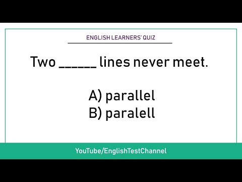 Commonly Misspelled Words: Quiz 1