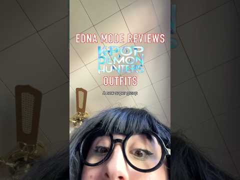 Edna Mode Reviews K-Pop Demon Hunters #ednamode #kpopdemonhunters #incredibles