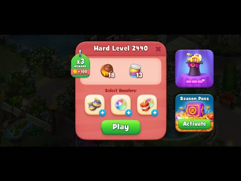 Gardenscapes HARD LEVEL 2440 🔥🔥