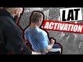 Lat Activation | Phase 1 Of Any Back Workout