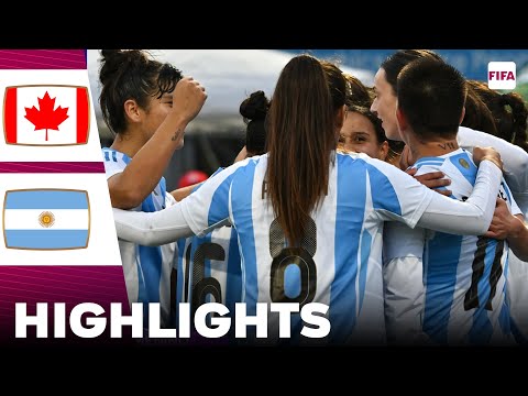 Canada vs Argentina | Highlights | Women's International Friendly 08-04-2025