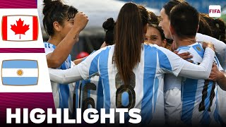 Canada vs Argentina | Highlights | Women's International Friendly 08-04-2025