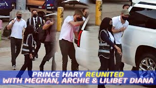 💛Prince Harry reunite with Meghan and Archie and daughter Lilibet Diana 👨‍👩‍👧‍👦