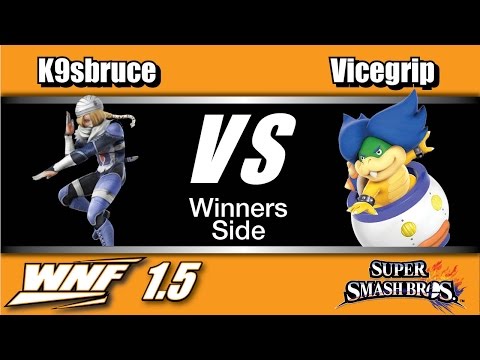 WNF 1.5 - NIPS | K9sBruce (Sheik) Vs. ViceGrip (Ludwig) Winners Side - Smash Wii U