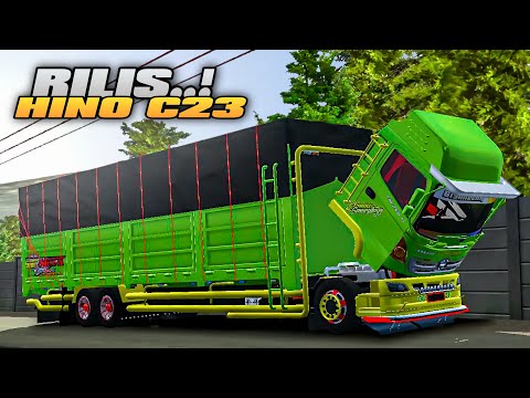 MOD BUSSID TERBARU || SHARE MOD TRUK HINO C23 SBN CARGO