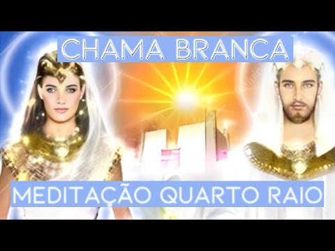 White Ray Meditation 4th Cosmic Ray: White Flame | Master Seraphis Bey and Isis 🤍 Purity