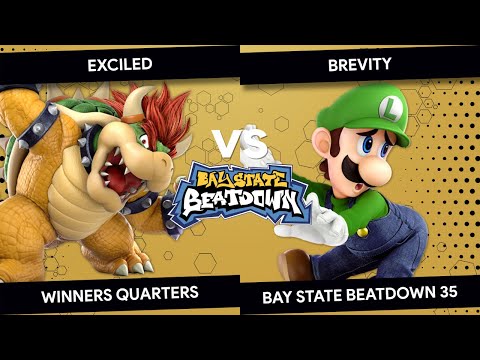Bay State Beatdown 35 - Exciled (Bowser, Sheik) vs Brevity (Luigi) - Winners Quarters