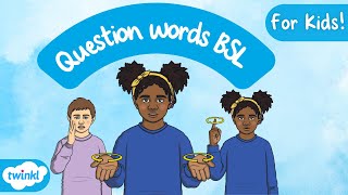 How to Sign Question Words in British Sign Language (BSL)