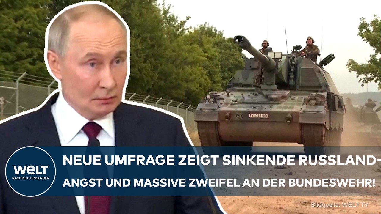 ANGST VOR RUSSLAND? Immer weniger Deutsche fürchten Putin! Vertrauen in Bundeswehr dennoch gering!