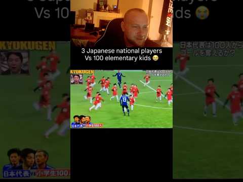 3 Japanese national players vs 100 kids 😭