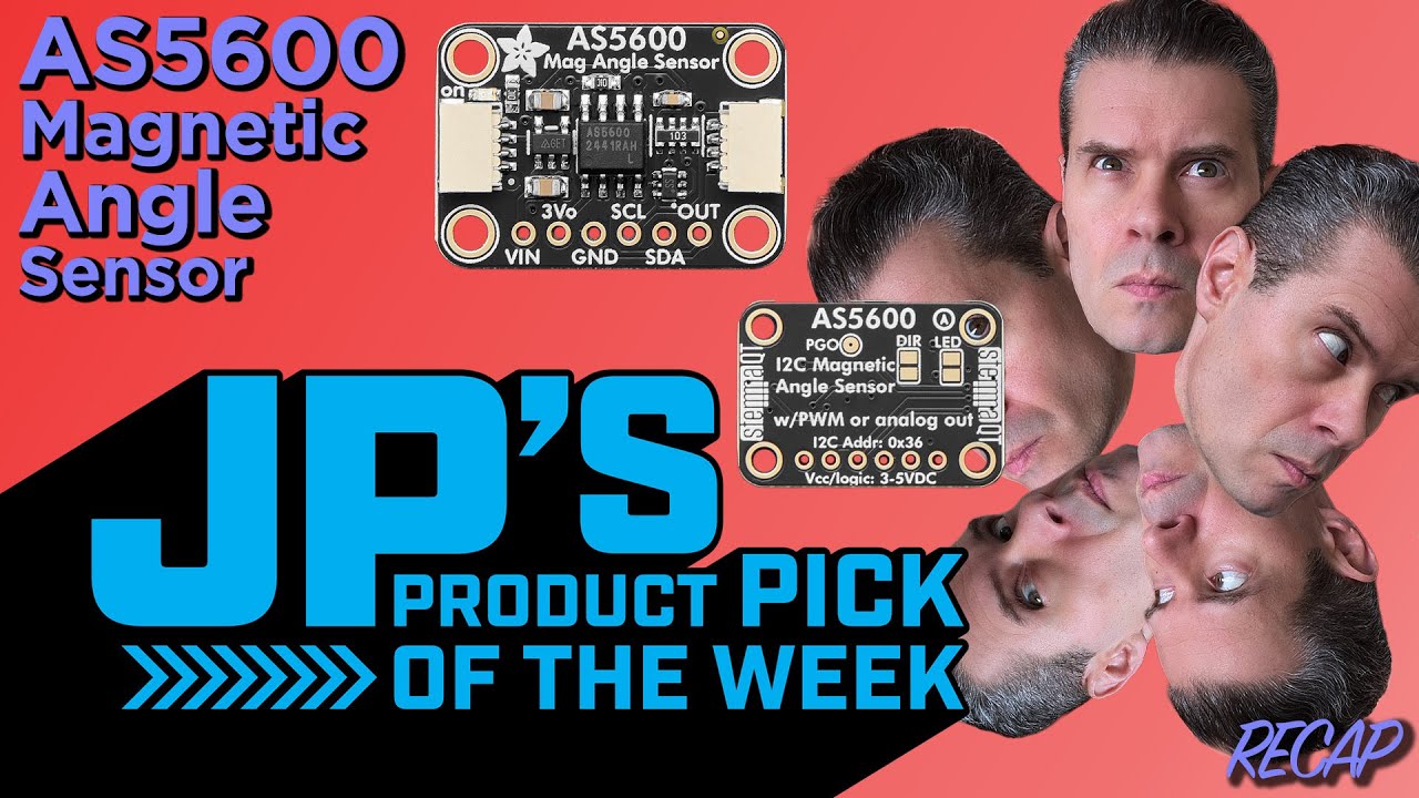 JP’s Product Pick of the Week 10/14/25 RECAP AS5600 Magnetic Angle Sensor