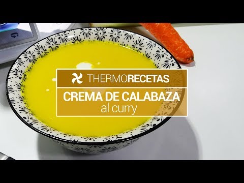 Crema de Calabaza y Zanahoria al Curry