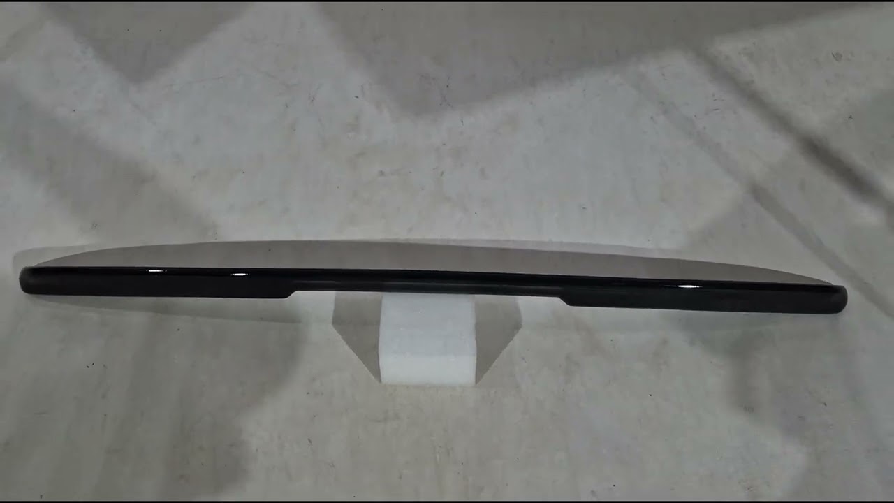 Mercedes C-class W203 2000-2007 гг. Спойлер DPT (SD, Черный Глянец) Video 1